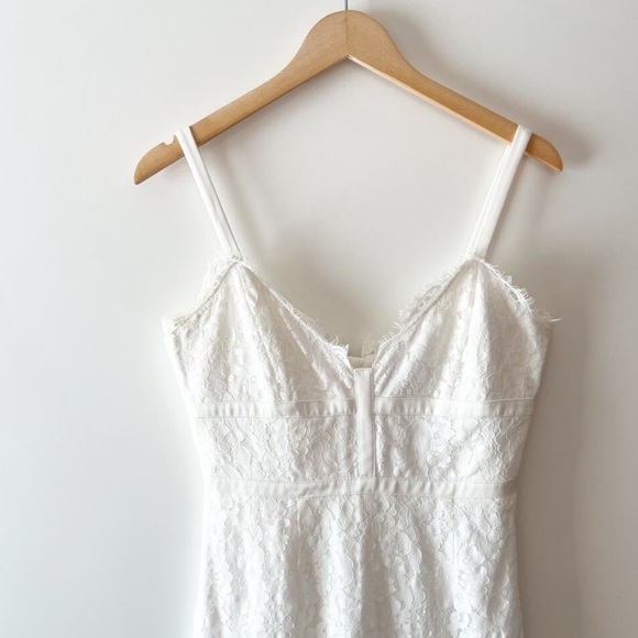 KEEPSAKE the Label Lace Bodycon Sleeveless Dress White Size Medium - Picture 2 of 6